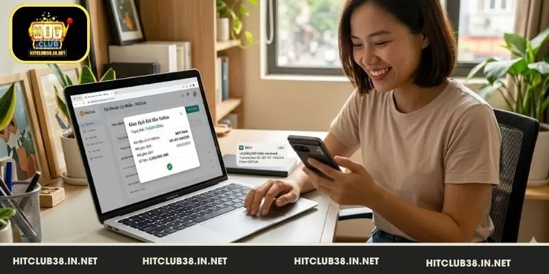 Rút tiền HitClub nhanh không – chỉ từ 5 – 10 phút